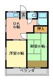 田村ハイツＡＢの間取図