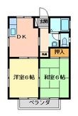 スズランハイツＡの間取図