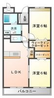 シャルマンコート広沢Aの間取図