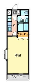 カサ・ベルデⅡの間取図