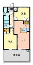 カサ・ベルデⅠの間取図