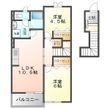 プリムローズABの間取図