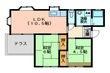 田島ハイツＡＢの間取図