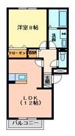 フローラＭ　Ⅱの間取図
