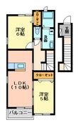 サルビアの間取図