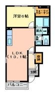 サン カスターニャⅠⅡの間取図
