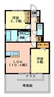 トレ・リザイヤＡの間取図