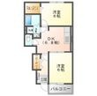 ヴェルジェABの間取図