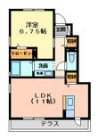 クレディBの間取図