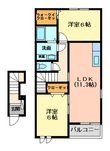 アズールⅠⅡの間取図