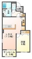 ピアチェABの間取図