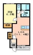 サンヴィレッジⅡの間取図