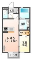 サンテ・キャトルの間取図