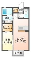 エスポワール浜町の間取図