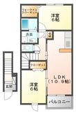 サファイアABの間取図