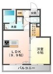 プラウドパークス朝倉の間取図
