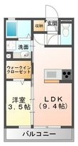 フロンティアFの間取図