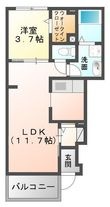 サンカスターニエの間取図