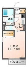 ローズハイツの間取図