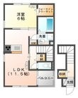 京和風 嵯峨野 雪の間取図