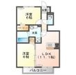 ブルージュの間取図
