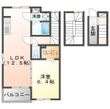 パティオAの間取図