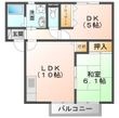 パナステージ四季の郷Dの間取図