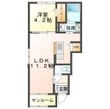 ベル セゾンの間取図