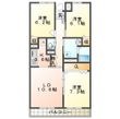 県営伊川谷第２高層住宅１号棟の間取図