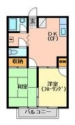 岩田ハイツⅡの間取図