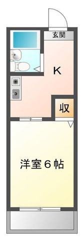 拡大写真:サンヴィラ北鈴 3階306の間取り