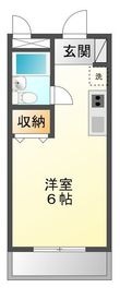 カサブランカ鈴蘭台の間取図