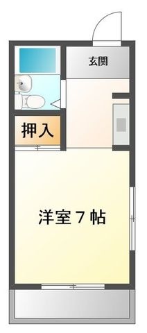拡大写真:南町壱番館 2階101の間取り