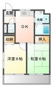 グリーンヒルズの間取図