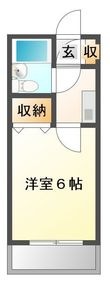 キャンパス2000鈴蘭台Ⅱの間取図
