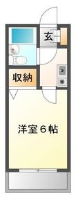 キャンパス2000鈴蘭台Ⅱの間取図