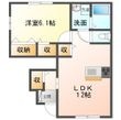 ナチュール谷上の間取図