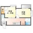 茶本ハイツの間取図