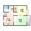 茶本ハイツの間取図