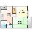 茶本ハイツの間取図