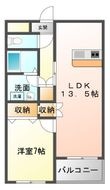 アカツキハイツの間取図