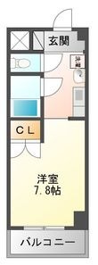 吹田市豊津町の間取図