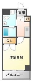吹田市江坂町2丁目の間取図