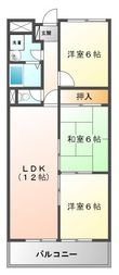 豊中市小曽根4丁目の間取図