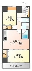 吹田市江坂町1丁目の間取図