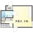 吹田市豊津町の間取図
