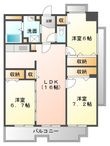 吹田市芳野町の間取図