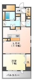 豊中市小曽根1丁目の間取図