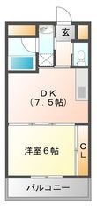 クリスタルコート江坂の間取図