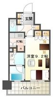 吹田市江坂町1丁目の間取図